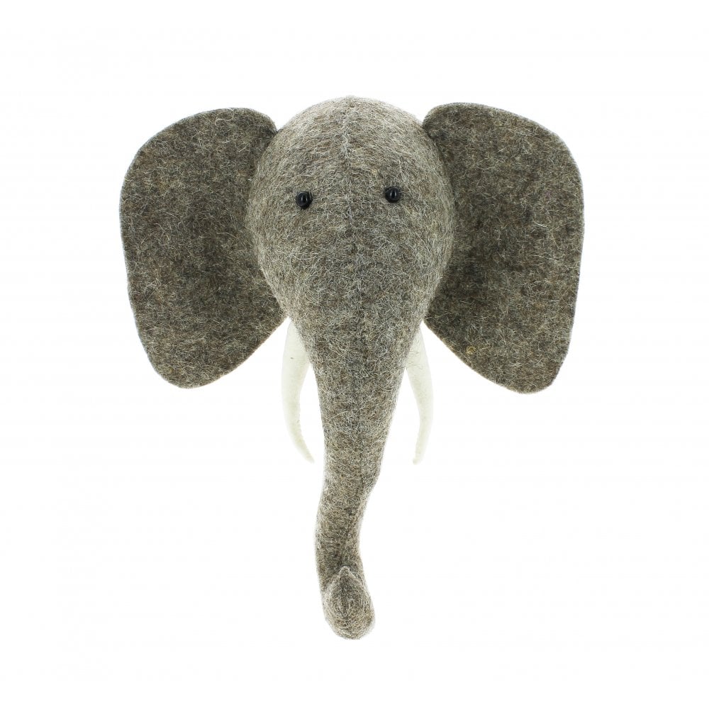 Fiona Walker England - Mini Elephant Head - Jungle Wall Mount – Mabel & Fox